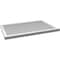Ekena Millwork Vertical Surface Mount PVC Gable Vent w/ 2"W x 2"H , Brickmould Sill Frame, 42"W x 28"H GVPVE42X2803SN - alternate 2